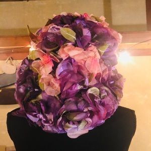 Vintage floral hat